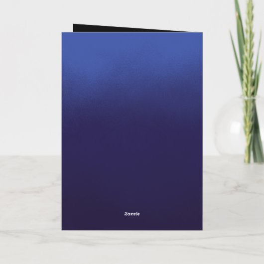 Belated Birthday Card For Drummer カード (裏面)