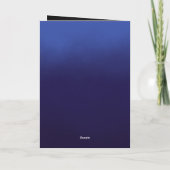 Belated Birthday Card For Trumpet Player カード (裏面)