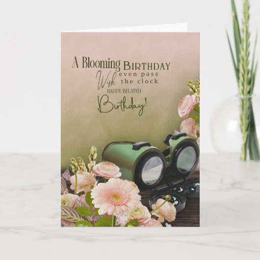 Belated Birthday Greeting For Traveller  Explorer カード (正面)