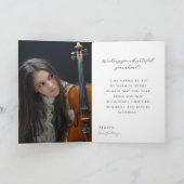 Belated Birthday Wishes For String Musician カード (内部)