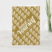 Beleaf in Yourself、白い葉 カード (正面)