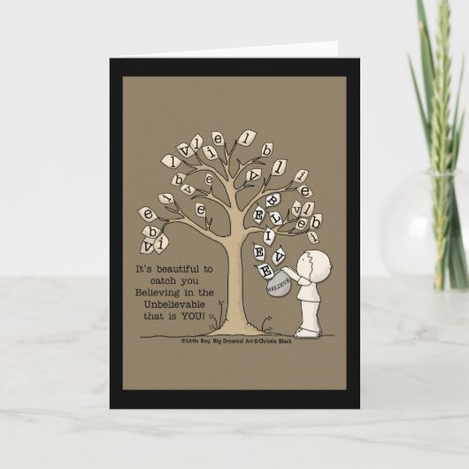 Be'LEAVES'-のつかまえる葉 カード (正面)