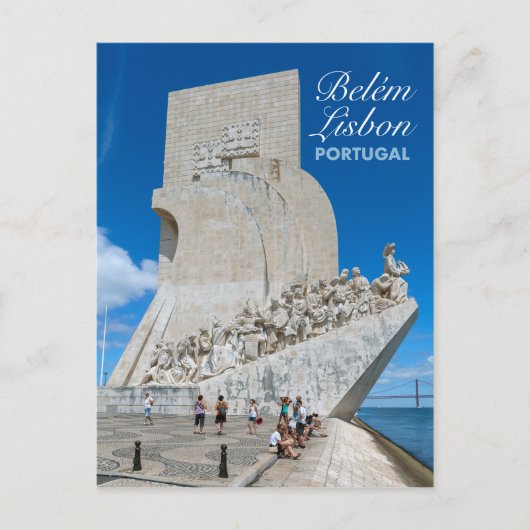 Belem Lisbon Portugalのモニュメント ポストカード (正面)