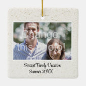 Belem Towerの写真：ポルトガルのリスボンで セラミックオーナメント (裏面)