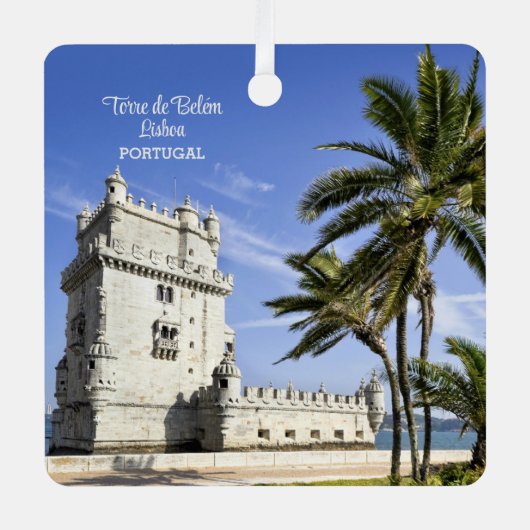 Belem Towerの写真：ポルトガルのリスボンで メタルオーナメント (正面)