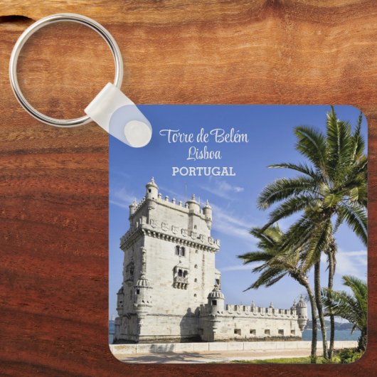 Belem Tower photo, Lisbon，ポルトガル キーホルダー (正面)