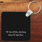 Belem Tower photo, Lisbon，ポルトガル キーホルダー (裏面)