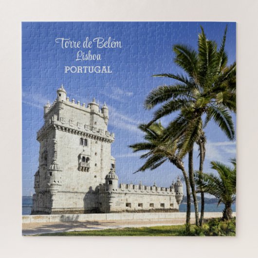 Belem Tower photo, Lisbon，ポルトガル ジグソーパズル (縦)