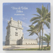 Belem Tower photo, Lisbon，ポルトガル ストーンコースター (正面)