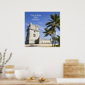 Belem Tower photo, Lisbon，ポルトガル ポスター (キッチン)