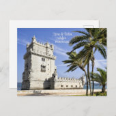 Belem Tower photo, Lisbon,ポルトガル ポストカード (正面/裏面)