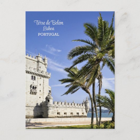 Belem Tower photo, Lisbon,ポルトガル ポストカード (正面)