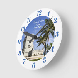 Belem Tower photo, Lisbon，ポルトガル ラウンド壁時計