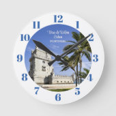 Belem Tower photo, Lisbon,ポルトガル ラウンド壁時計 (正面)
