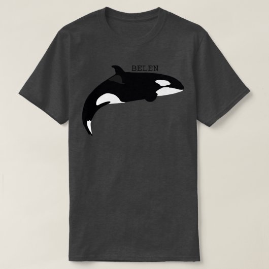BELEN the killer whale Tシャツ (デザイン正面)