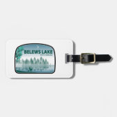 Belews Lake North Carolina Deer ラゲッジタグ (正面横)