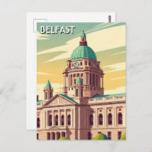 Belfast City Hall Northern Ireland Travel ポストカード (正面/裏面)
