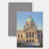Belfast City Hall Northern Ireland Travel マグネット (正面/裏面)