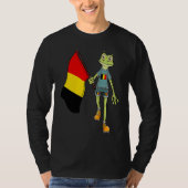 Belgian Fan Frog Tシャツ (正面)
