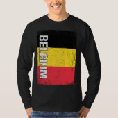 Belgian Flag Belgium  1 Tシャツ (正面)