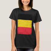 Belgian Flag Belgium Tシャツ (正面)