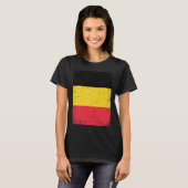 Belgian Flag Belgium Tシャツ (正面フル)