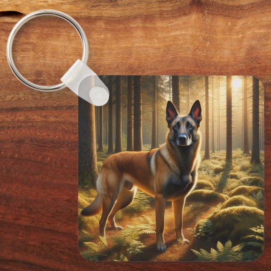 Belgian Malinois キーホルダー (正面)