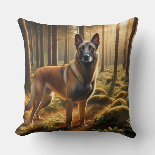 Belgian Malinois クッション (正面)