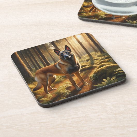 Belgian Malinois コースター (左側)