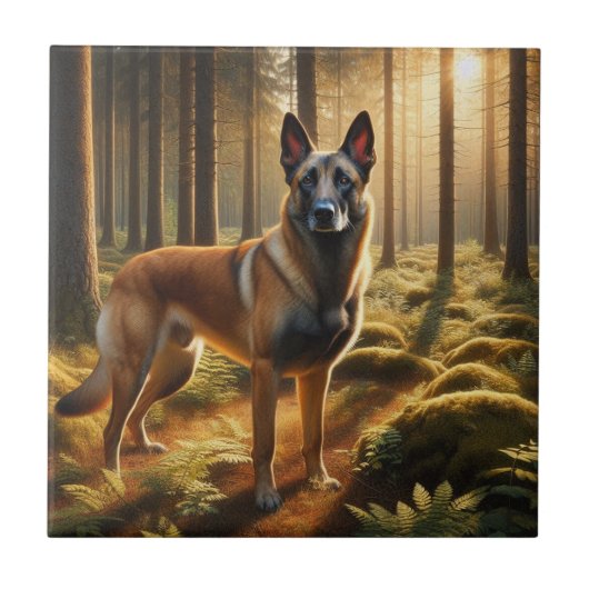 Belgian Malinois タイル (正面)
