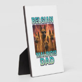 Belgian Malinois フォトプラーク (側面)