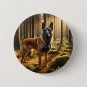 Belgian Malinois 缶バッジ (正面)