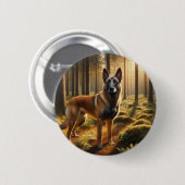 Belgian Malinois 缶バッジ (正面&裏面)