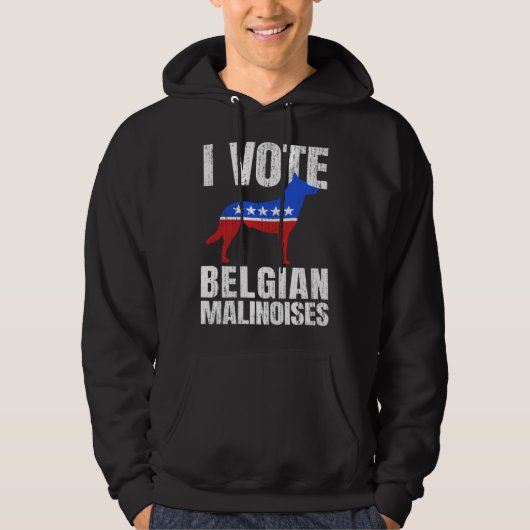 Belgian Malinois  1 パーカ (正面)