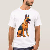 Belgian Malinois (1) Tシャツ (正面)