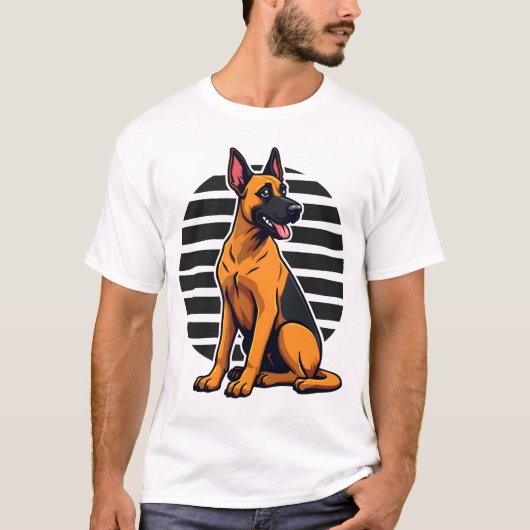 Belgian Malinois (2) Tシャツ (正面)