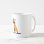 Belgian Malinois (3) コーヒーマグカップ (正面右)