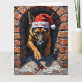 Belgian Malinois Chimney Retrieval Mission Hat カード (正面)