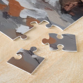 Belgian Malinois Chimney Retrieval Mission Hat ジグソーパズル (側面)