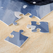 Belgian Malinois Christmas Red Truck Holiday ジグソーパズル (側面)