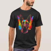 Belgian Malinois Dog Heaven Tシャツ (正面)