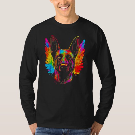 Belgian Malinois Dog Heaven Tシャツ (正面)