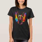 Belgian Malinois Dog Heaven Tシャツ (正面)