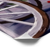 Belgian Malinois Dog Valentine's Day ポスター (コーナー)