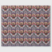 Belgian Malinois Dog Valentine's Day ラッピングペーパー (フラット)