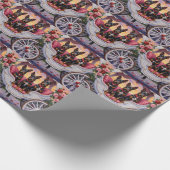 Belgian Malinois Dog Valentine's Day ラッピングペーパー (角)