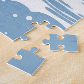 Belgian Malinois Dogs Christmas Snow Holiday  ジグソーパズル (側面)