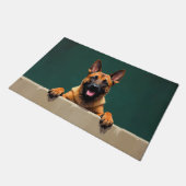 Belgian Malinois Doormat Art ドアマット (アングル)