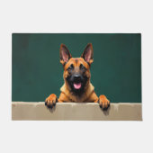 Belgian Malinois Doormat Art ドアマット (正面)