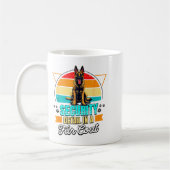 Belgian Malinois Lover Funny Belgian Malinois Retr コーヒーマグカップ (左)